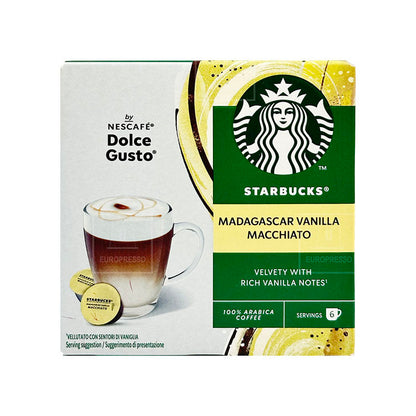 Starbucks Dolce Gusto Madagascar Vanilla Macchiato (12 pods )