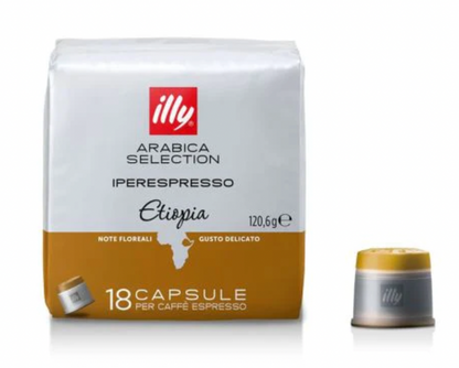 Illy Iperespresso 埃塞俄比亞阿拉卡比咖啡( 18 Caps )