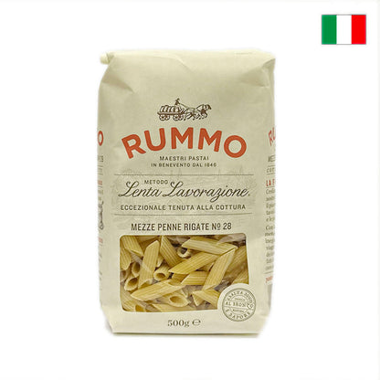 Rummo Mezze Penne Rigate 長通粉| 28號（500g )