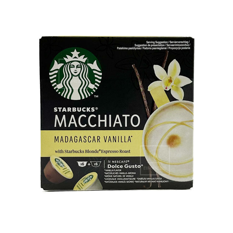 Starbucks Dolce Gusto Madagascar Vanilla Macchiato (12 pods )